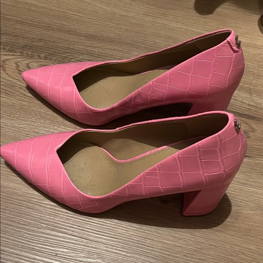 Sam Edelman Circus Pink Textured Women's Heels
